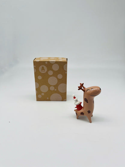 Miniature Père Noel Cow Boy et son renne, Massimo Giacon, A di Alessi