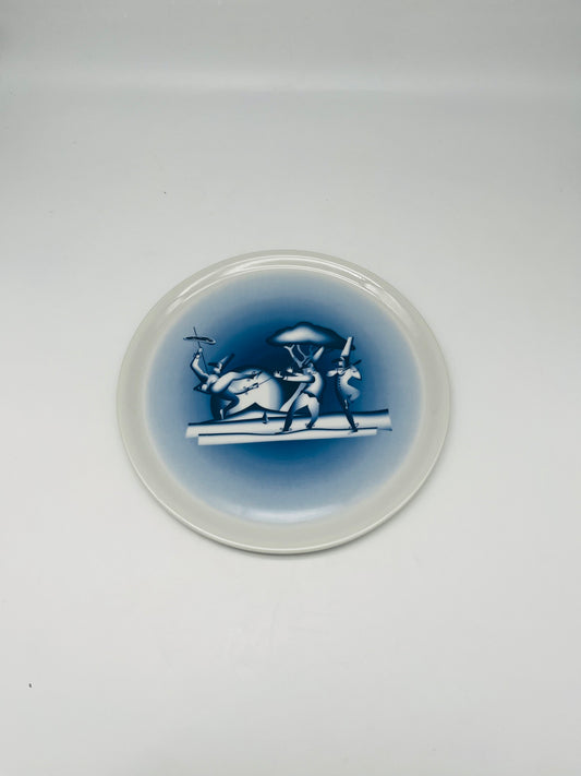 Duo d'assiettes de Noël "Viva Napoli" Antonio Arico pour Alessi