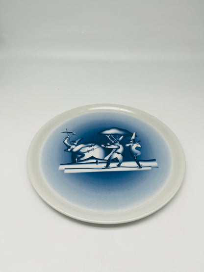 Duo d'assiettes de Noël "Viva Napoli" Antonio Arico pour Alessi