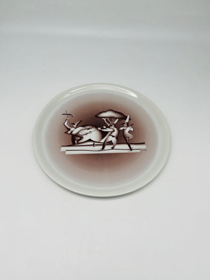 Duo d'assiettes de Noël "Viva Napoli" Antonio Arico pour Alessi