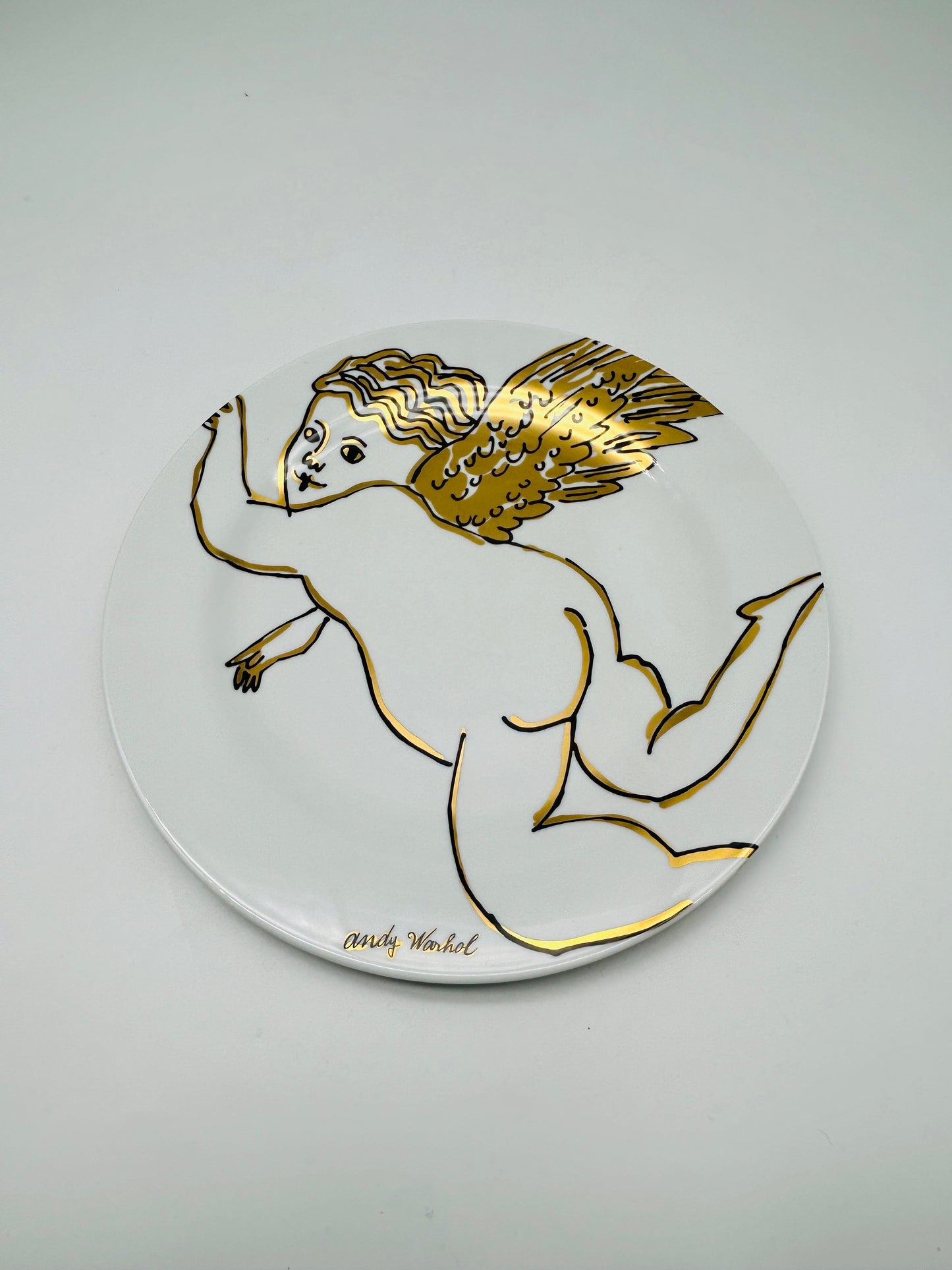 Serving plate 'The Golden Angels', Andy Warhol, Rosenthal, 2002
