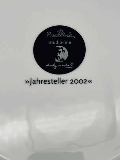 Serving plate 'The Golden Angels', Andy Warhol, Rosenthal, 2002