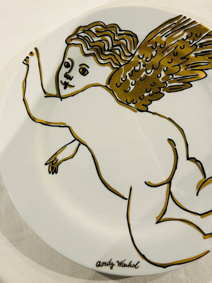 Serving plate 'The Golden Angels', Andy Warhol, Rosenthal, 2002