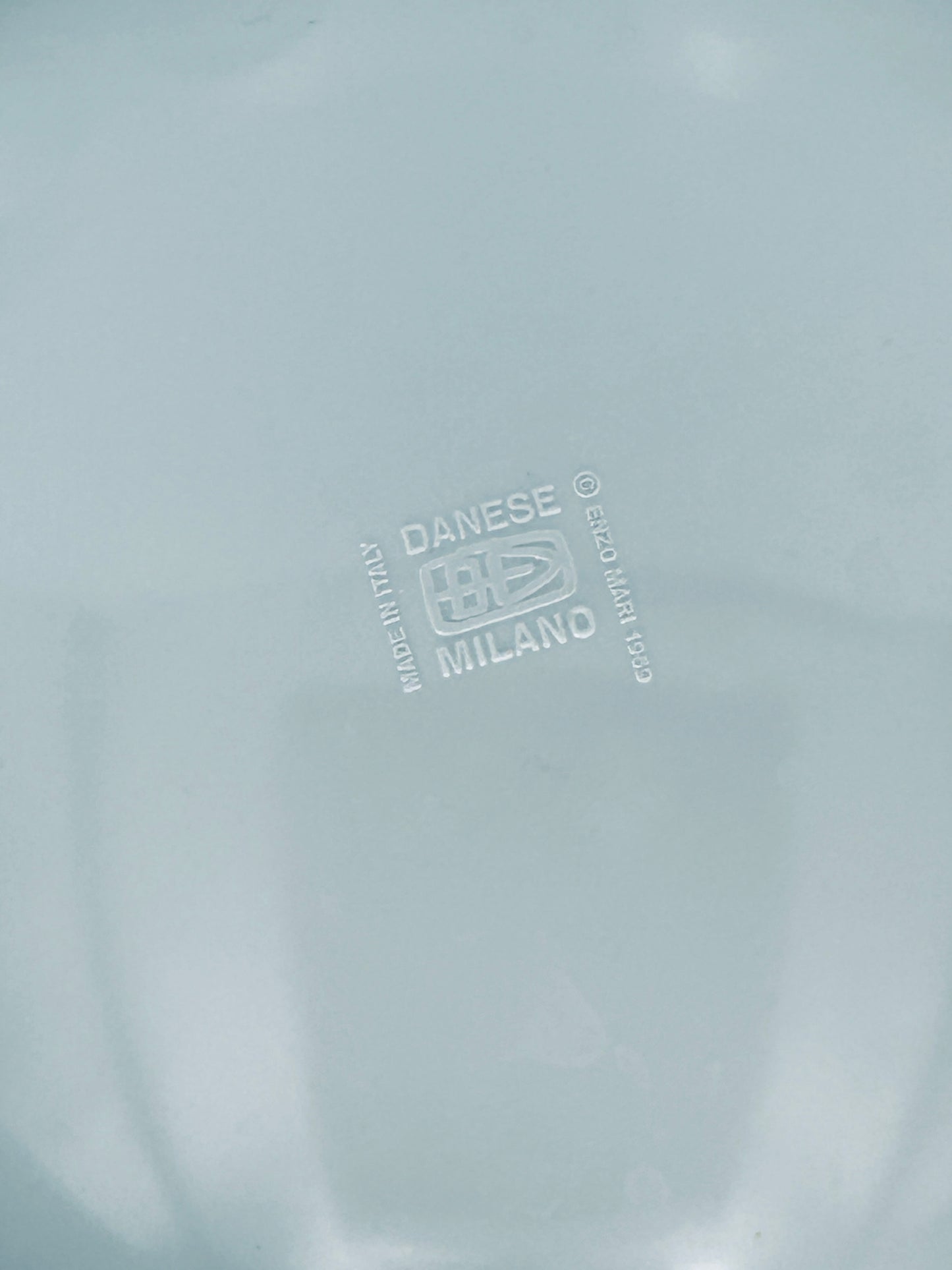 Vide poches blanc Tongareva, Enzo Mari, Danese Milano, 70s