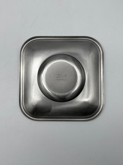 Set of 2 Zini steel cups, Italy, 1970s