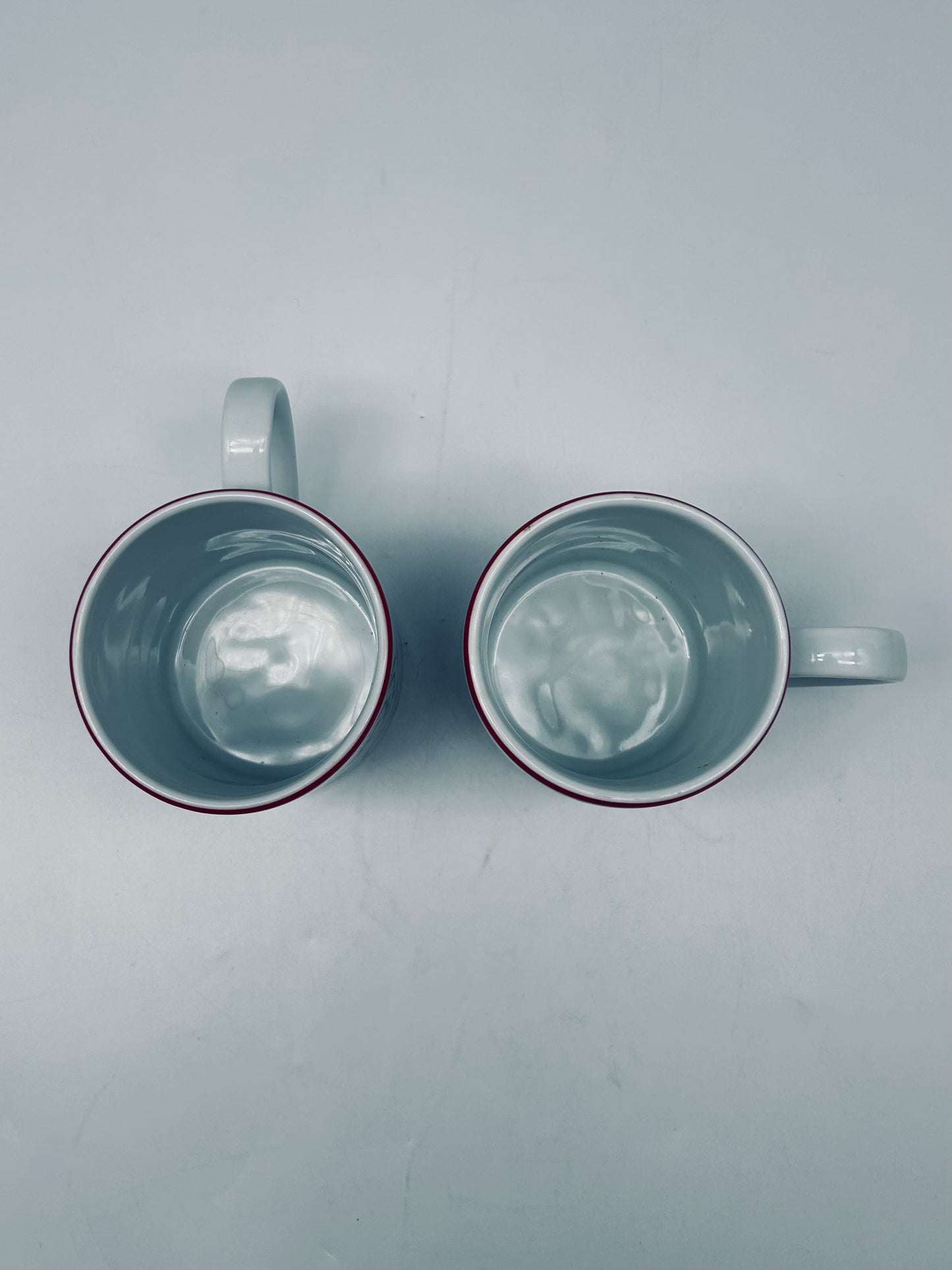 JC de Castelbajac coffee cups, Royal Limoges Manufactory, 2000s