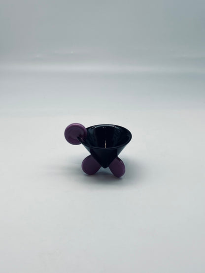 Set of 4 postmodern cups, Kato Kogei, Fujimori, Japan, 80s