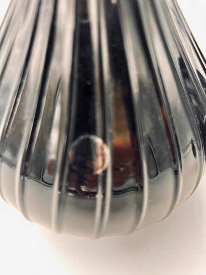 Vase Drop noir brillant, Verre de Murano, Salviati, R. Stellon, Italy 2004
