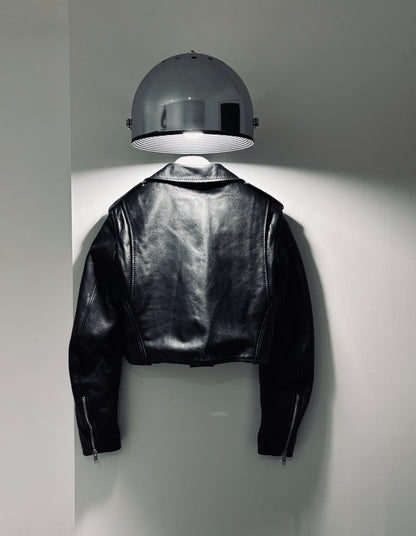 Perfecto cropped noir Hedi Slimane,Celine, T36