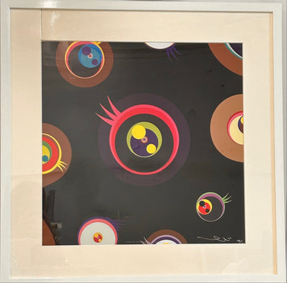 Lithographie, Big jelly fish eyes, Takashi Murakami
