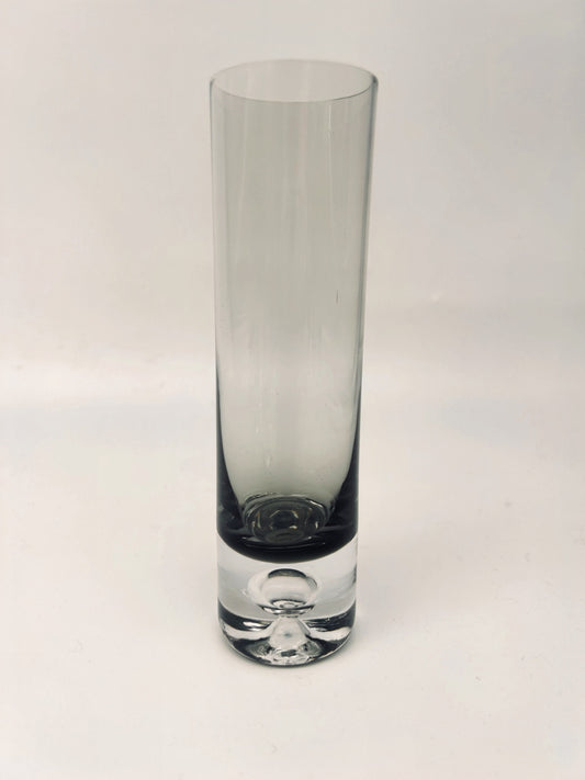 Flutes en cristal fumé Tapio Wirkkala Finland, 70s