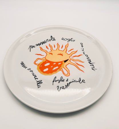 Assiette à Pizza Pummaroriella, Massimo Giacon, Alessi, 2000s