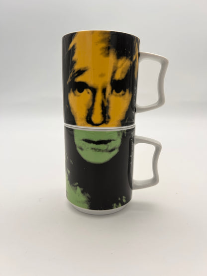 Duo de Mugs Rosenthal Studio-line, Andy Warhol, Allemagne, 80s