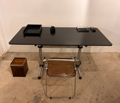Bureau USM Kitos, plateau bois, 80s