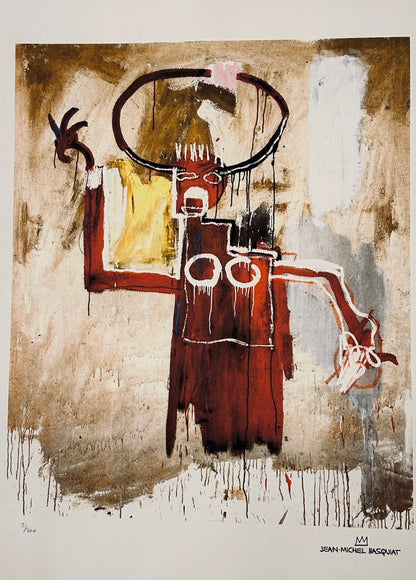Lithographie J.M. Basquiat, untitled 1982