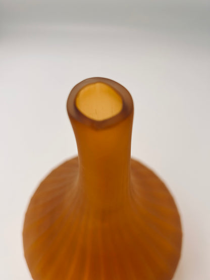 Vase Drop ocre, Verre de Murano, R. Stellon, Italy 2004