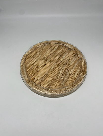 Plateau à fromage "Blé", Maison Dior, 80s