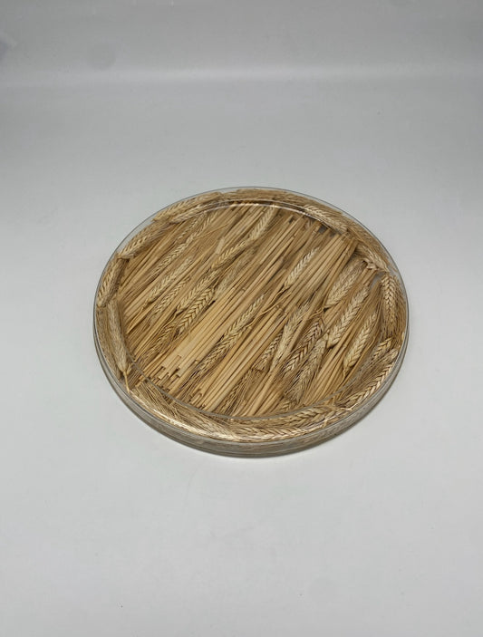 Plateau à fromage "Blé", Maison Dior, 80s