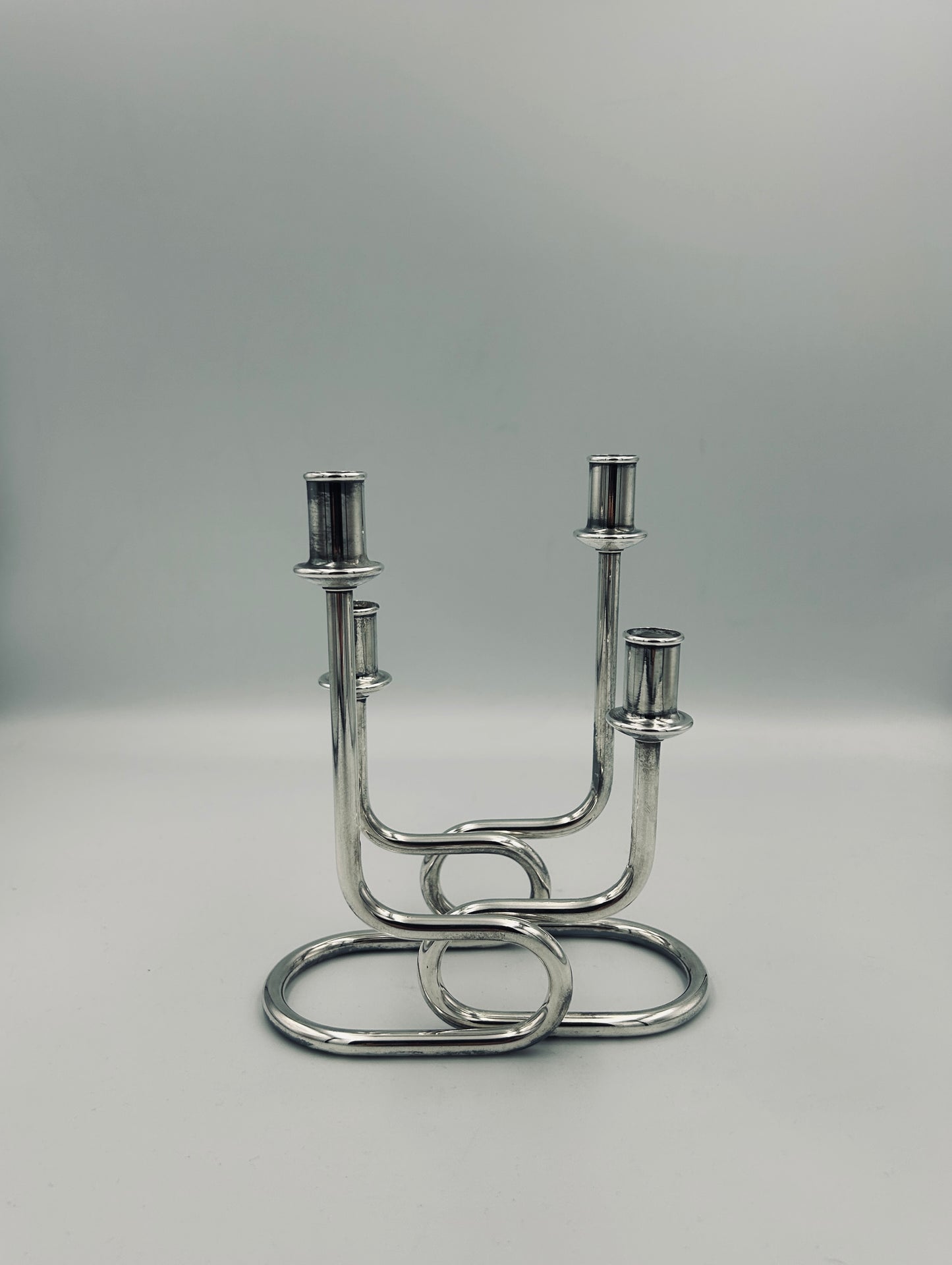 Bougeoirs art déco Gorham Maestri, Italie, 60s