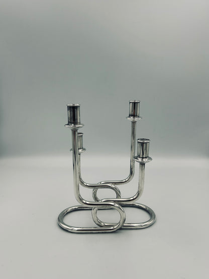 Bougeoirs art déco Gorham Maestri, Italie, 60s