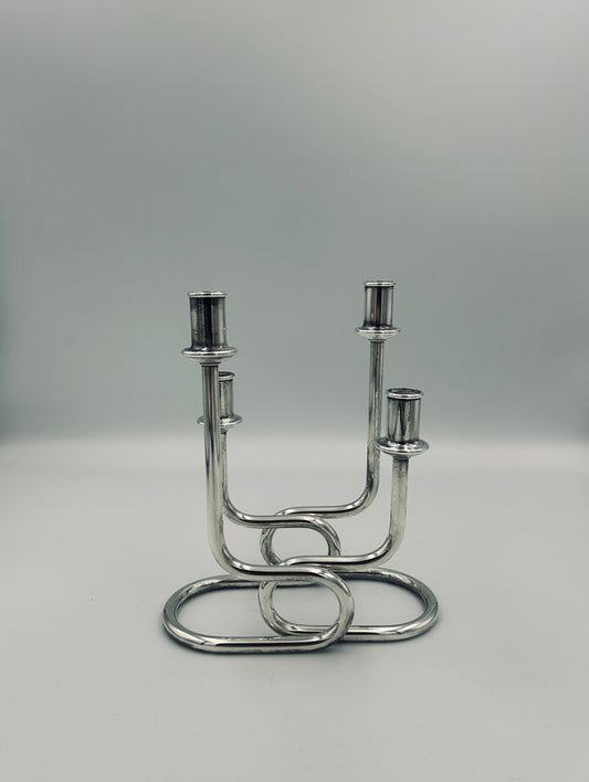 Bougeoirs art déco Gorham Maestri, Italie, 60s