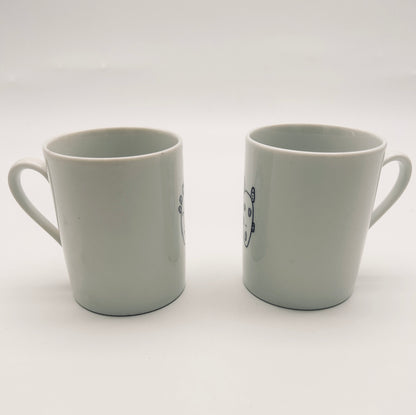 Set de 2 mugs 'Genetic Tales' Alessi, Andréa Branzi, Italie, 1998