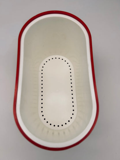 Seau à Glace ABS 8420 rouge par Giotto Stoppino pour Kartell, Italie, 1960s