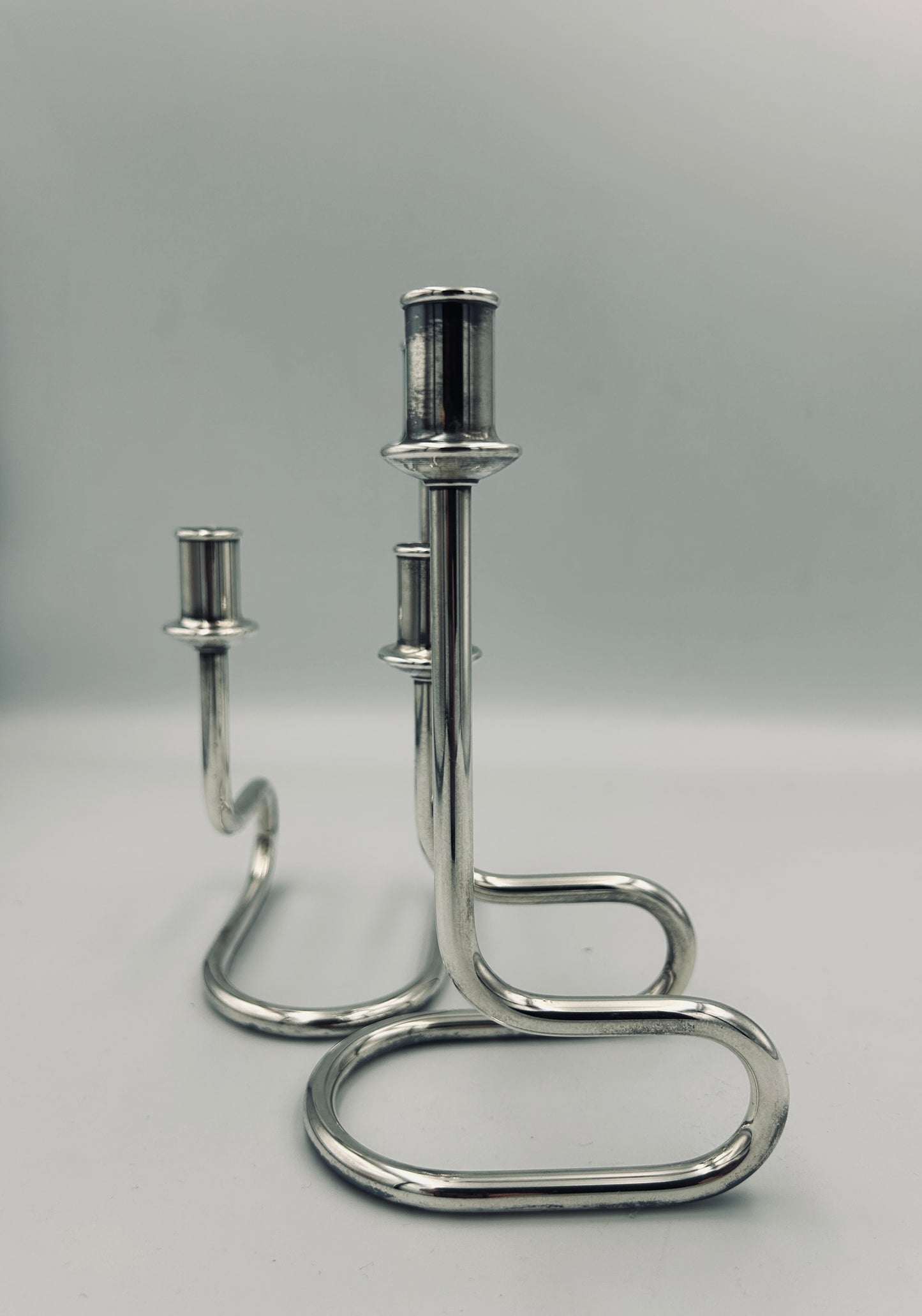 Bougeoirs art déco Gorham Maestri, Italie, 60s