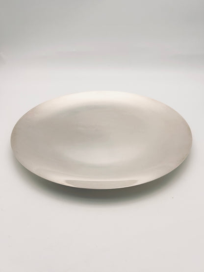 Plateau en métal argenté, Lato, Lino Sabattini, 70s