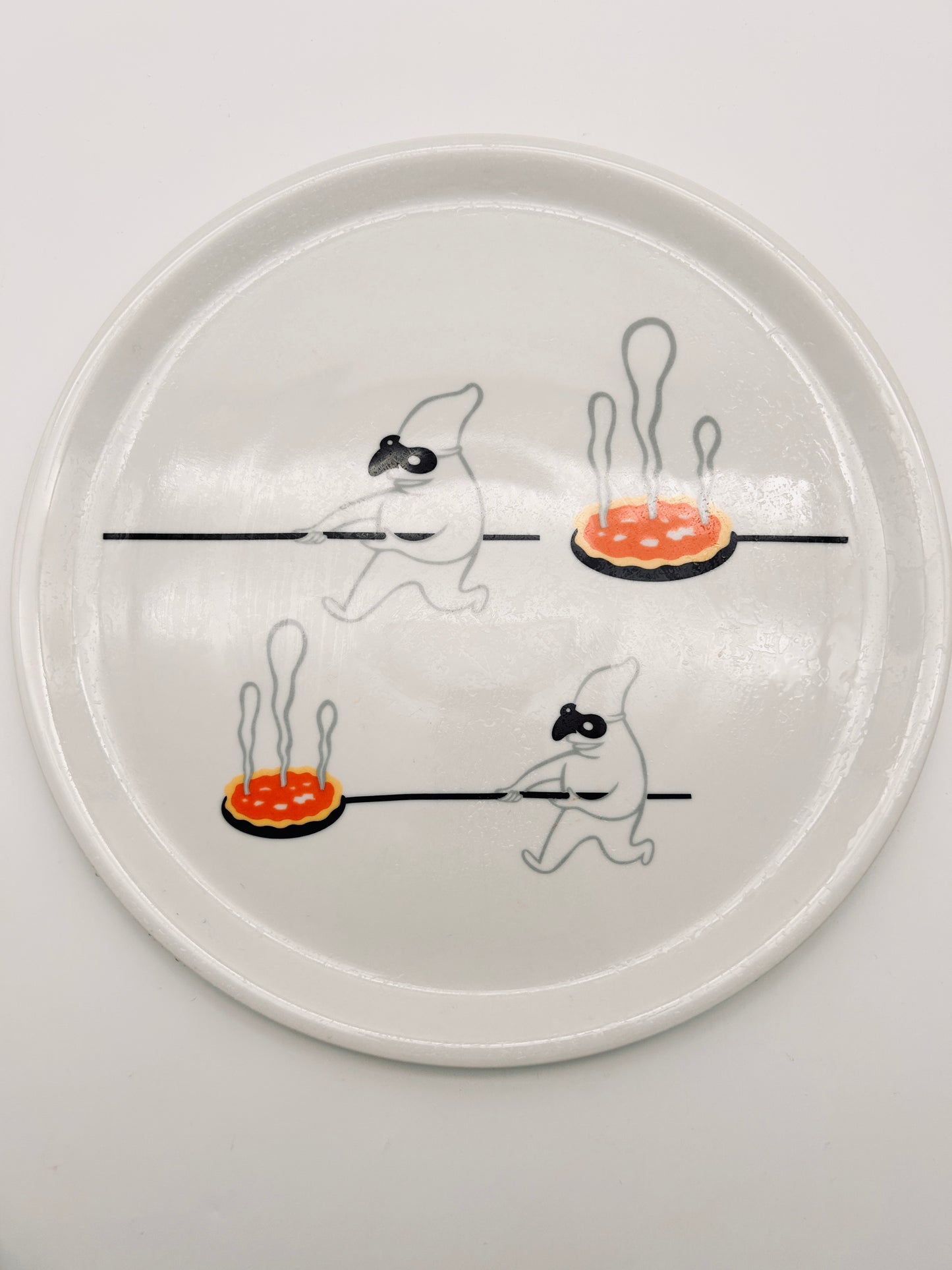 Assiette à Pizza Pummaroriella, Massimo Giacon, Alessi, 2000s