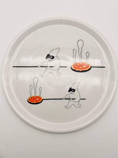Assiette à Pizza Pummaroriella, Massimo Giacon, Alessi, 2000s