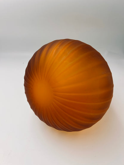 Vase Drop ocre, Verre de Murano, R. Stellon, Italy 2004