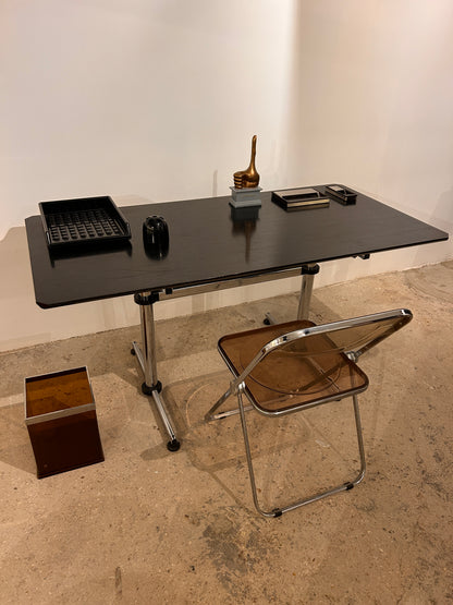 Bureau USM Kitos, plateau bois, 80s