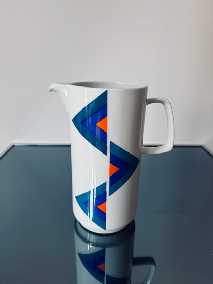 Carafe et gobelets en céramique, Franco Pozzi, Italie 70s