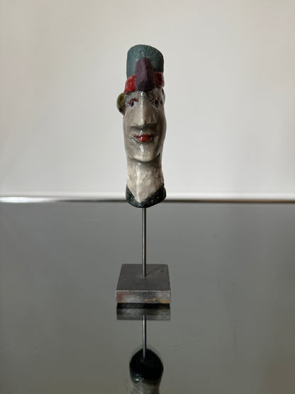 Sculpture en céramique, Profil d’homme, Roger Capron, 60s