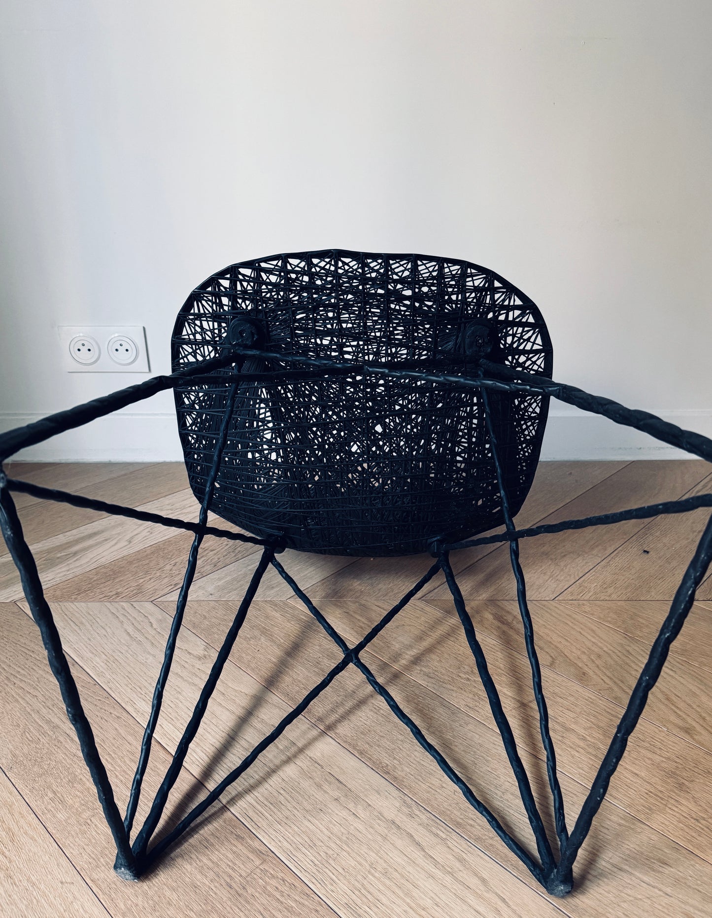 Ensemble de chaises noires "Carbon" , Wanders & Pot, MOOOI, 2000s