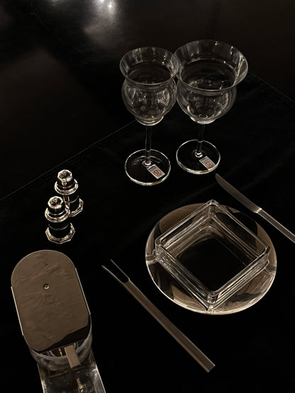 Grands verres à eau en cristal, Arnolfo Di Cambio, "Vignoble", 70s
