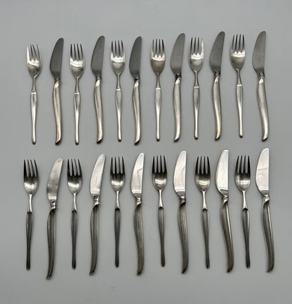 Couverts à diner, Duo, Tapio Wirkkala, Christofle, 60s