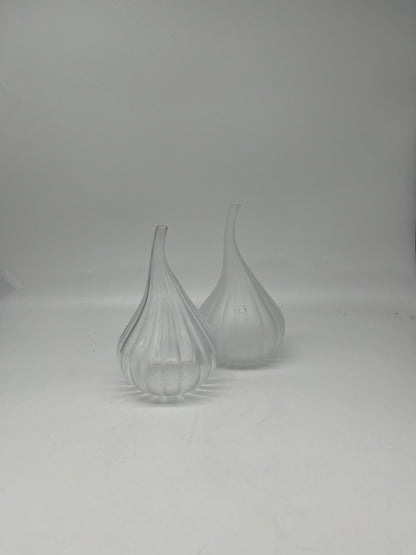 Vase Drop transparent, Verre de Murano, Salviati, R. Stellon, Italy 2004