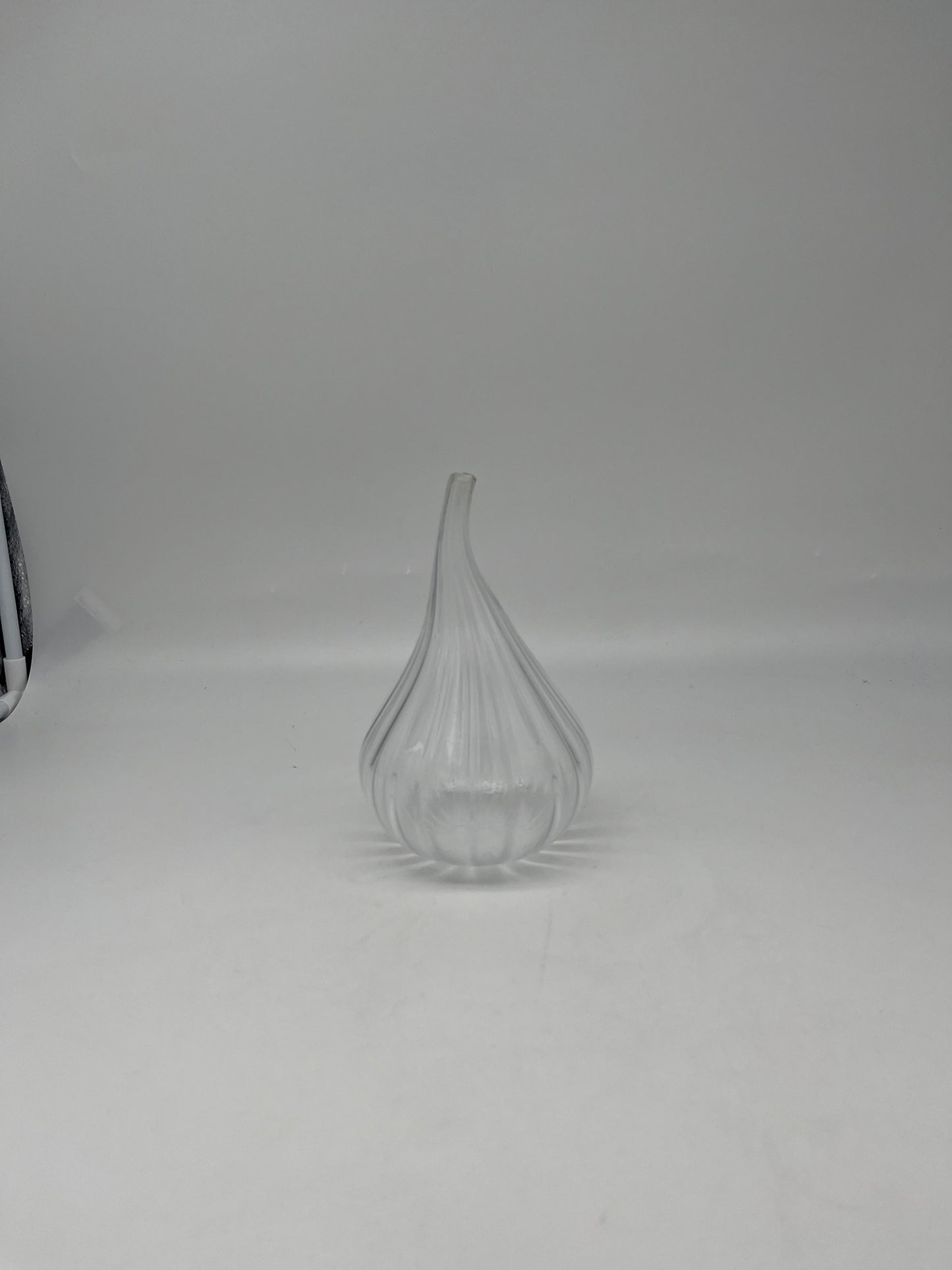 Vase Drop transparent, Verre de Murano, Salviati, R. Stellon, Italy 2004