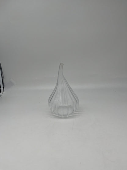 Vase Drop transparent, Verre de Murano, Salviati, R. Stellon, Italy 2004