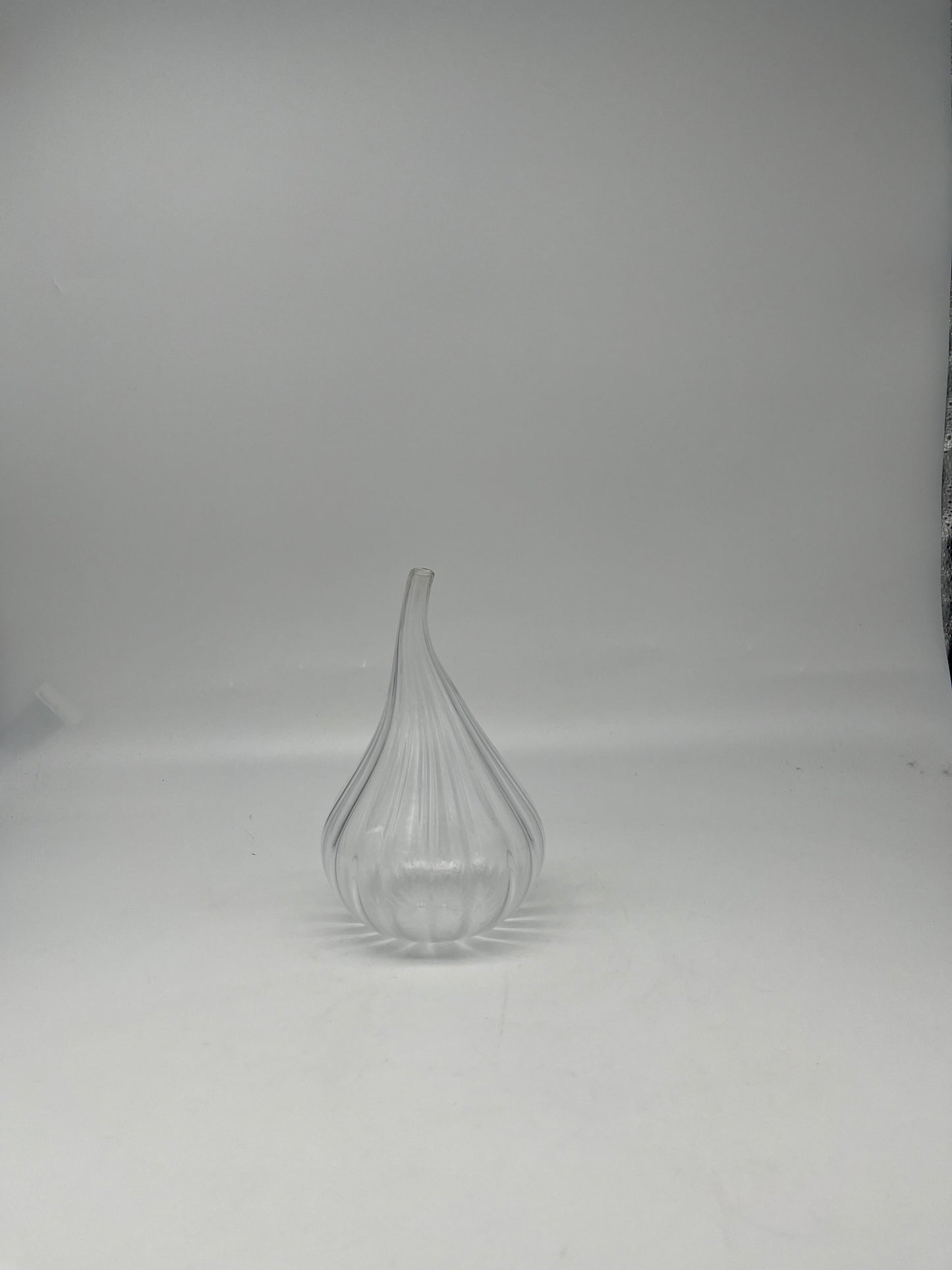 Vase Drop transparent, Verre de Murano, Salviati, R. Stellon, Italy 2004