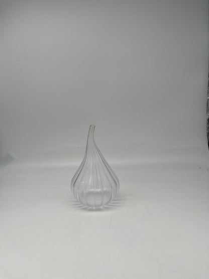 Vase Drop transparent, Verre de Murano, Salviati, R. Stellon, Italy 2004
