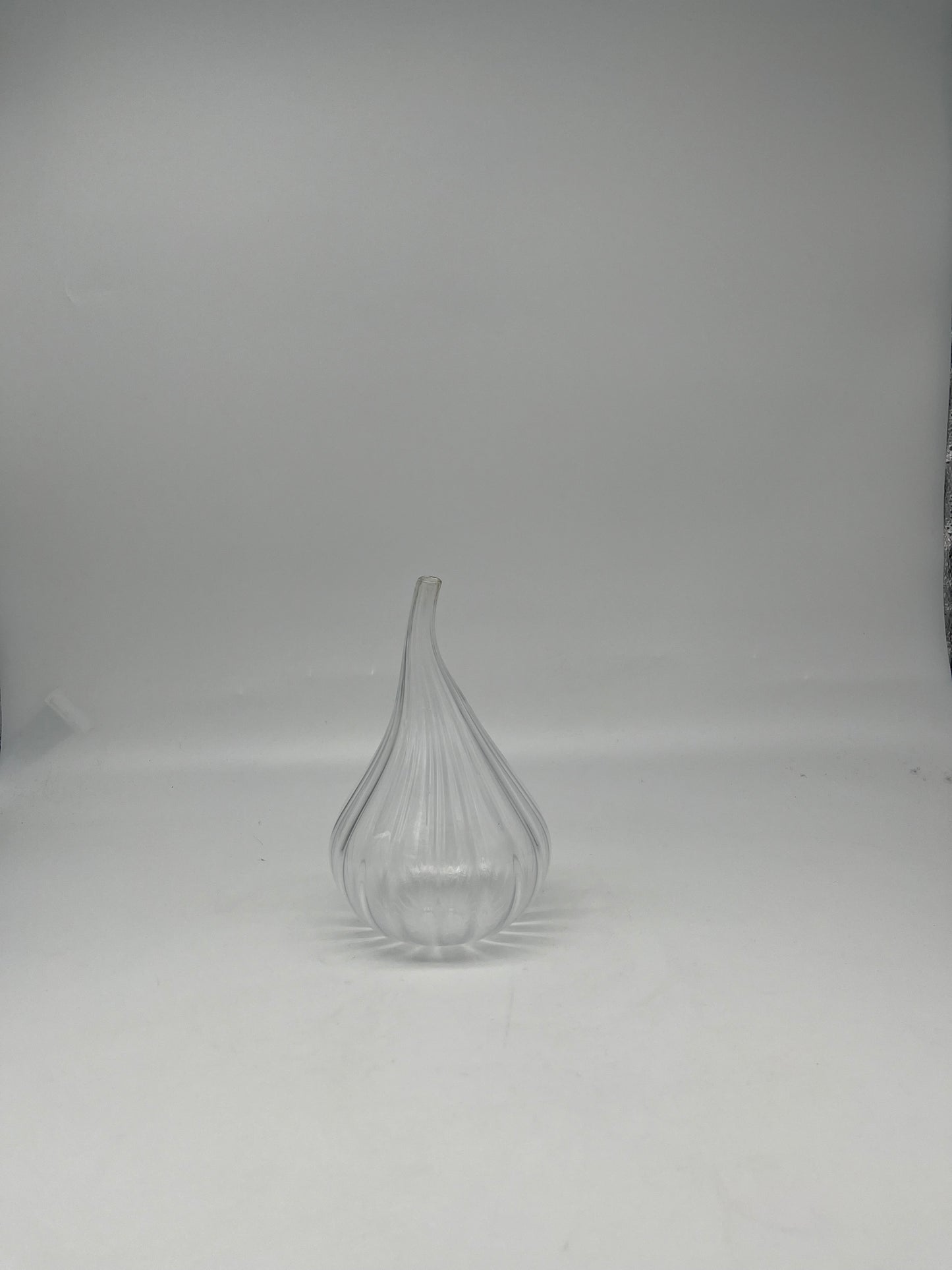 Vase Drop transparent, Verre de Murano, Salviati, R. Stellon, Italy 2004