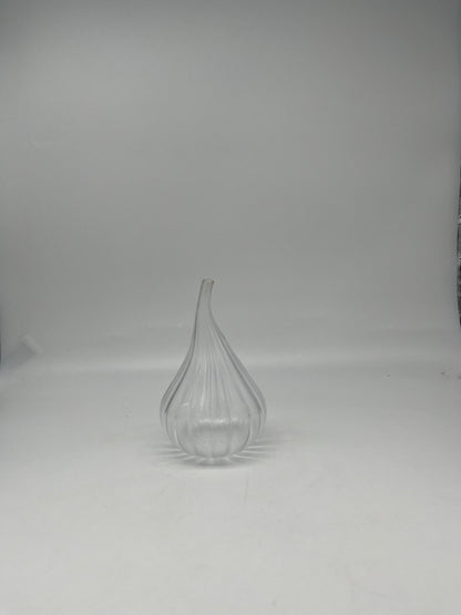 Vase Drop transparent, Verre de Murano, Salviati, R. Stellon, Italy 2004