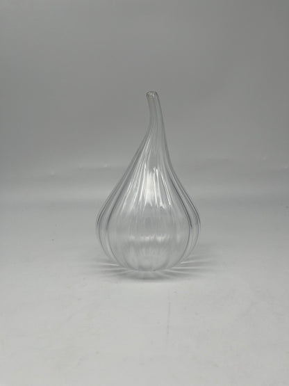 Vase Drop transparent, Verre de Murano, Salviati, R. Stellon, Italy 2004