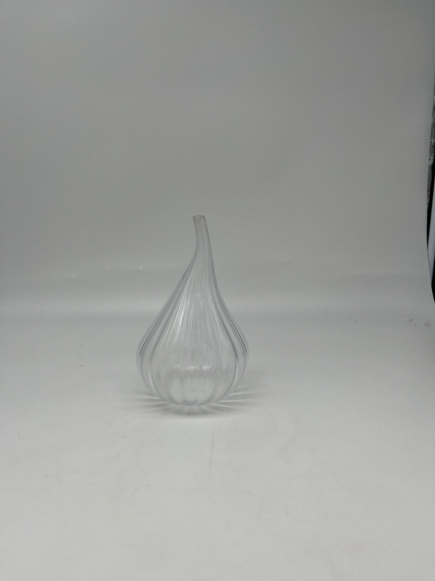 Vase Drop transparent, Verre de Murano, Salviati, R. Stellon, Italy 2004