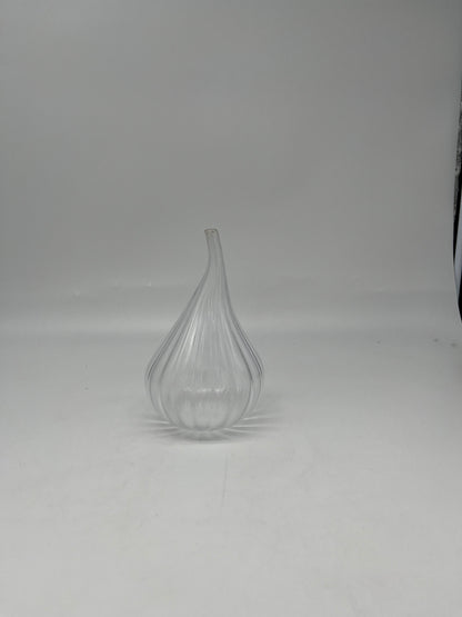 Vase Drop transparent, Verre de Murano, Salviati, R. Stellon, Italy 2004