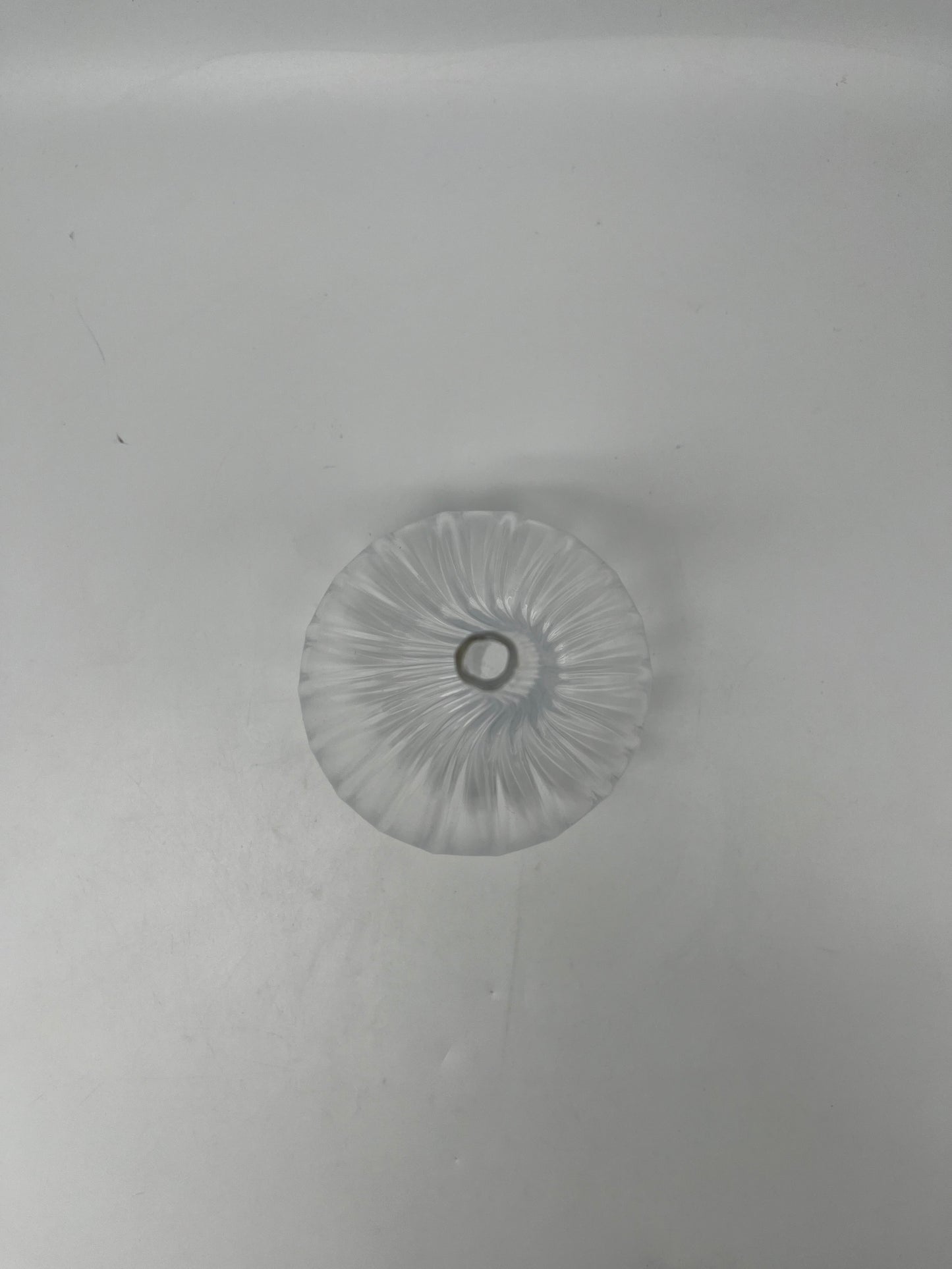 Vase Drop transparent, Verre de Murano, Salviati, R. Stellon, Italy 2004