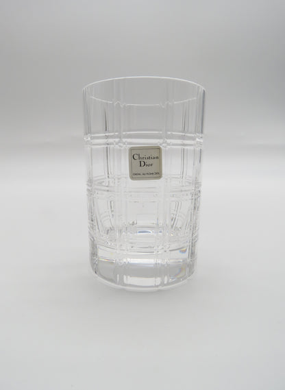 Verres à cocktail Cristal DIOR série Ecosse, 70s 80s